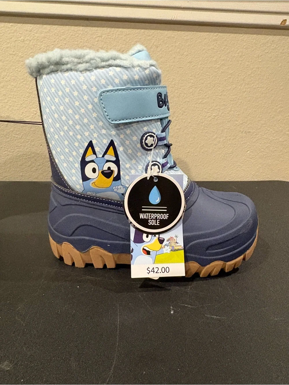 Bluey & Bingo Winter Insulated Snow Boots Toddler Children Size 12 NWT